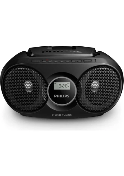 Audio Taşınabilir CD Çalar / Fm Radyo, Dinamik Bas Kuvvetlendirme, Ses Girişi / CD Radyo Philips AZ215B/12 Siyah