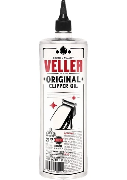 Veller Orıjınal Tıraş Makinesi Bakım Yağı 310 ml 10.48 Us Fl Oz