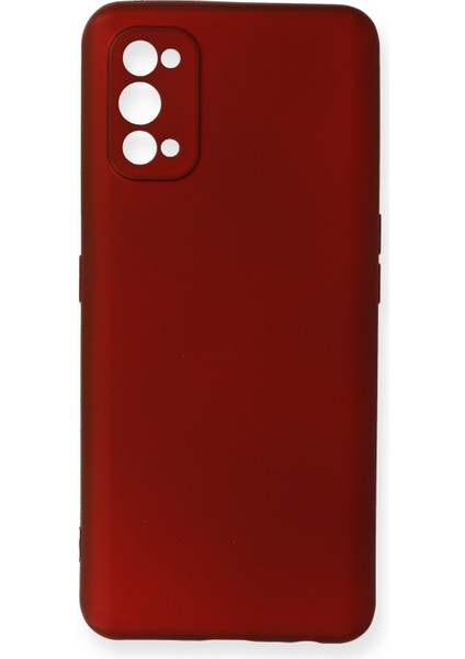 Realme 7 Pro Kılıf Premium Rubber Silikon - Bordo