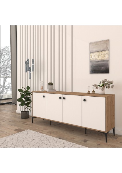 Eylül Modern Konsol 180 cm Sepet-Beyaz modelleri