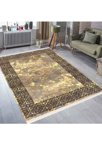 Pvc Kaymaz Taban Salon Mutfak Halısı Yolluk İ-CK-507