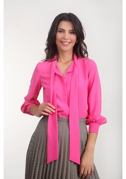 Humberto Şal Yaka Bluz