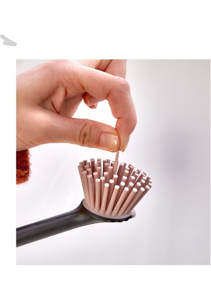 Silikon Başlıklı Bulaşık Yıkama ve Lavabo Temizleme Mutfak Tezgah Fırçası Pudra modelleri