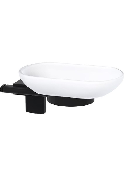 Tema Premium Serisi Banyo Sabunluk Mat Siyah