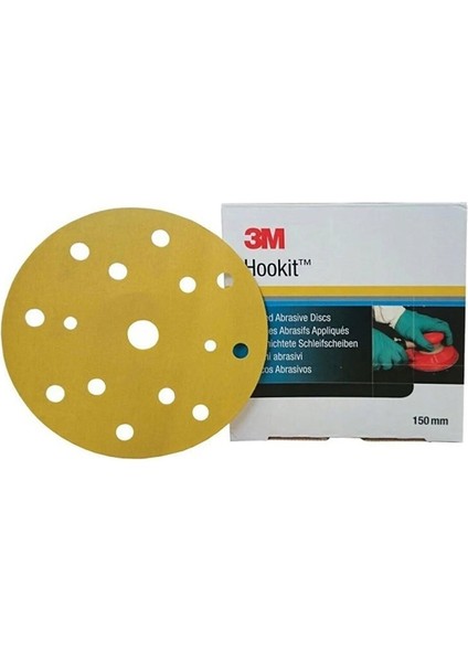 3m 50443 255P 150 Çap Orbital Zımpara P80 10 Adet