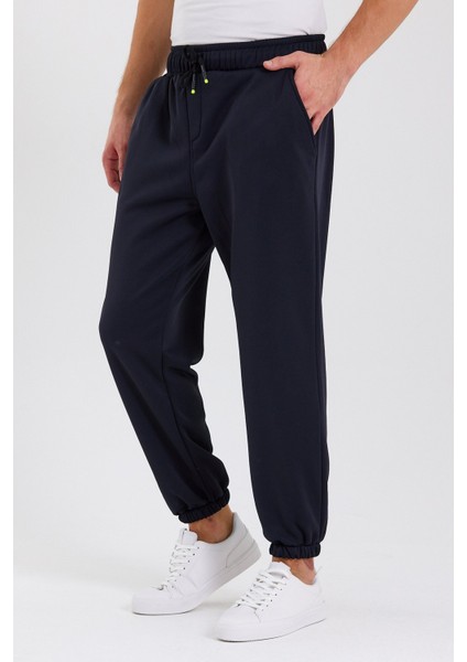 Unisex Scuba Şardonlu Kumaş Oversize Eşofman Altı