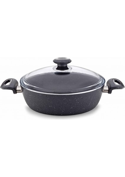 Metal 28 cm Granit Karnıyarık Tencere