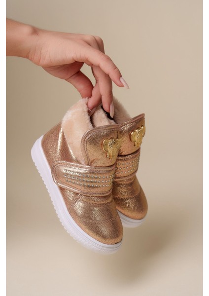 Kürklü Cırtı Taşlı Çocuk Bot fiyatları