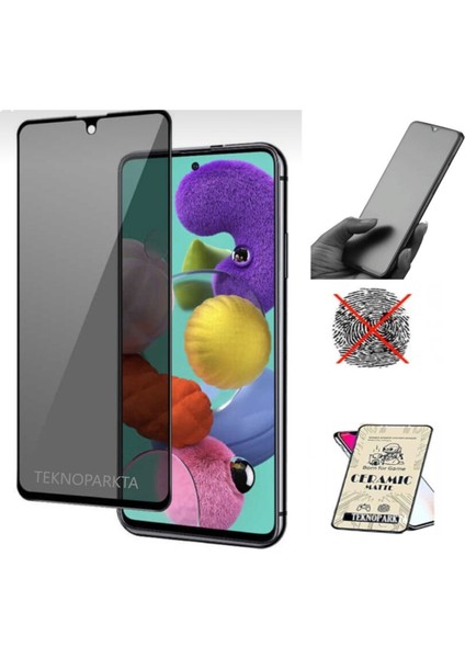 Xiaomi Mi 11T - Mi 11T Pro Ekran Koruyucu Mat Seramik Tam Kaplayan Esnek Nano