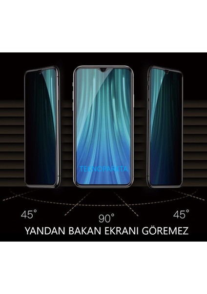 Tcl 10 Mat Hayalet Privacy Tam Kaplayan Cam Seramik Nano Ekran Koruyucu