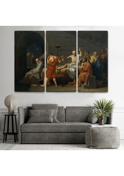 Son Akşam Yemeği Leonardo Da Vinci Kanvas Tablo ( Üç Parça )