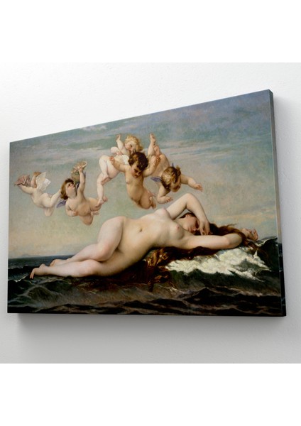 Alexandre Cabanel'in Venüsün Doğuşu Isimli Eseri Kanvas Tablo, The Birth Of Venus ( Tek Parça )