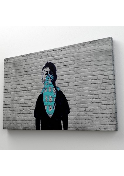 Bansky Anarşist Çocuk Kanvas Tablosu ( Üç Parça ) fırsatları