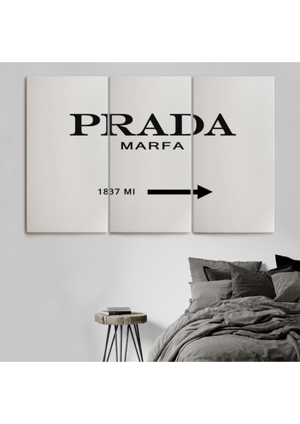 Prada Marfa Kanvas Tablo ( Tek Parça )