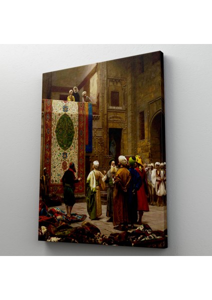 Osman Hamdi Bey'in Halı Tüccarı Isimli Eseri Kanvas Tablo modelleri