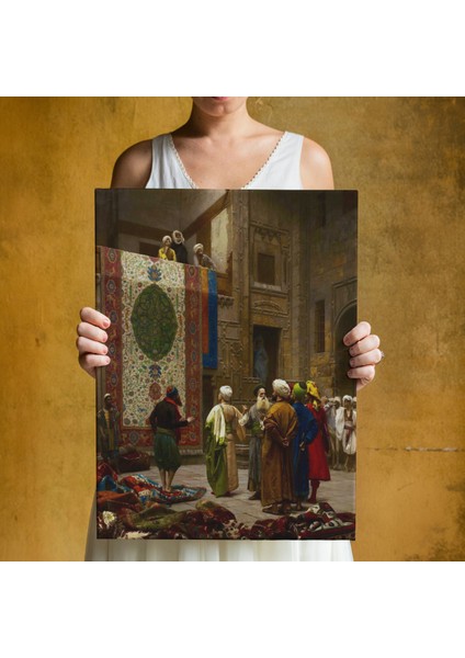 Osman Hamdi Bey'in Halı Tüccarı Isimli Eseri Kanvas Tablo indirimleri