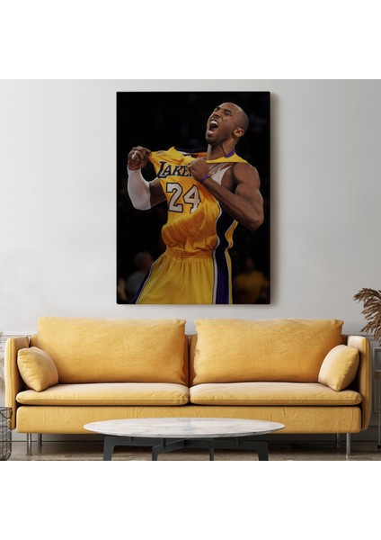 Kobe Bryant Los Angeles Lakers Kanvas Tablo