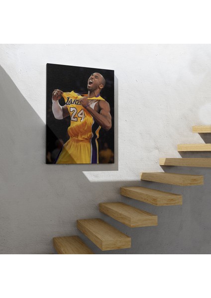 Kobe Bryant Los Angeles Lakers Kanvas Tablo