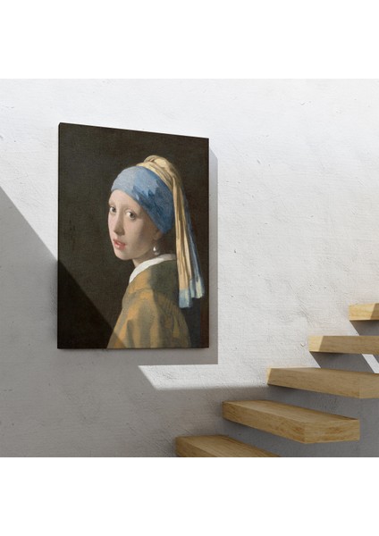 Inci Küpeli Kız Kanvas Tablo, Ressam Johannes Vermeer