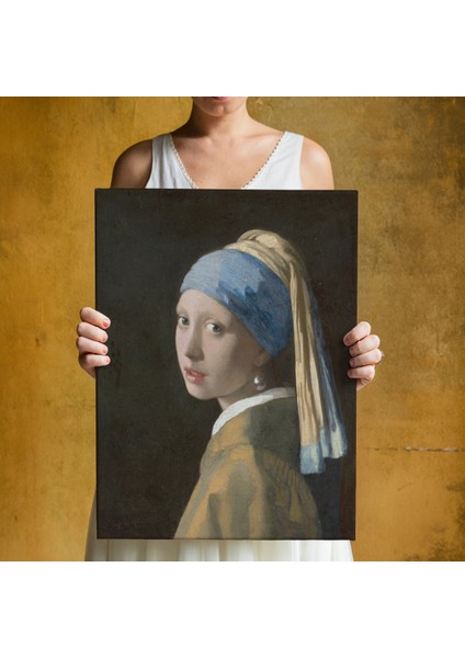 Inci Küpeli Kız Kanvas Tablo, Ressam Johannes Vermeer