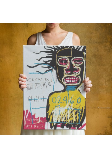 Jean Michel Basquiat'ın Kendi Portresi Kanvas Tablo indirimleri