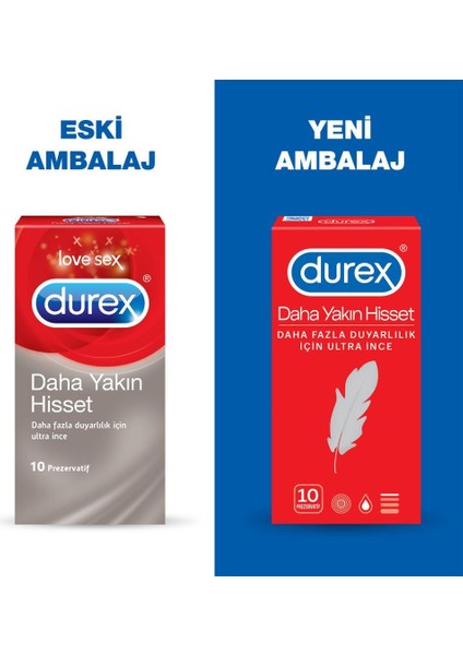 Daha Yakın Hisset 10'lu Prezervatif