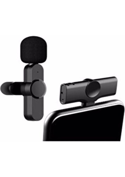 Blm-1 2.4 G Wireless For iPhone Lightning Kablosuz Yaka Mikrofonu