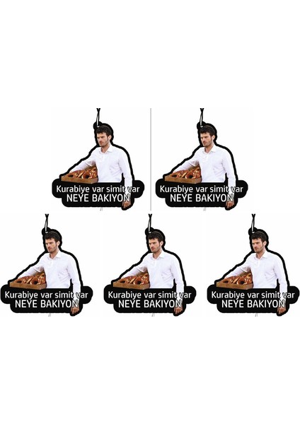 Jethızında 5'li Set Kurabiye Var Simit Var Oto Kokusu