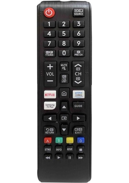 Samsung Netflix Prime Video Samsung Plus Tuşlu LED Tv Kumanda
