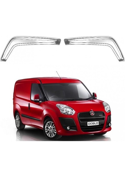 Fiat Doblo Tampon Kaşı Takımı Krom 2010 Sonrası