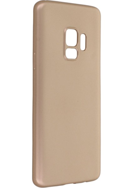 Samsung Galaxy S9 Kılıf Premium Rubber Silikon - Gold