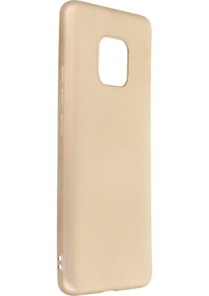 Huawei Mate 20 Pro Kılıf Premium Rubber Silikon - Gold