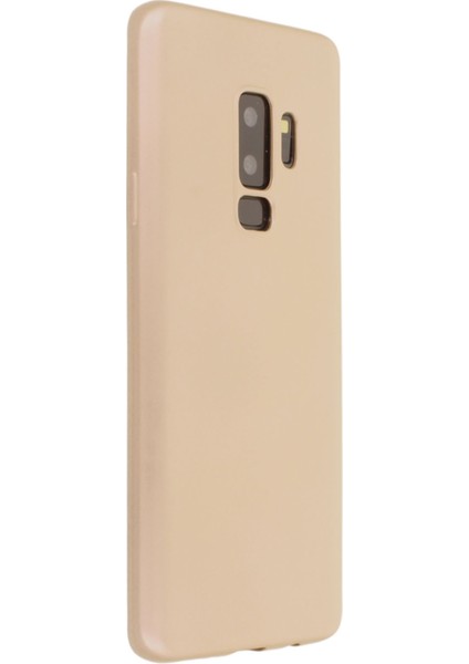 Samsung Galaxy S9 Plus Kılıf Premium Rubber Silikon - Gold