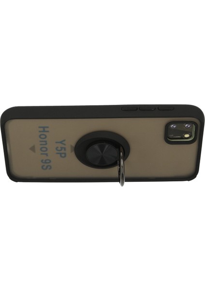 Huawei Y5P Kılıf Montreal Yüzüklü Silikon Kapak - Siyah 300099 modelleri