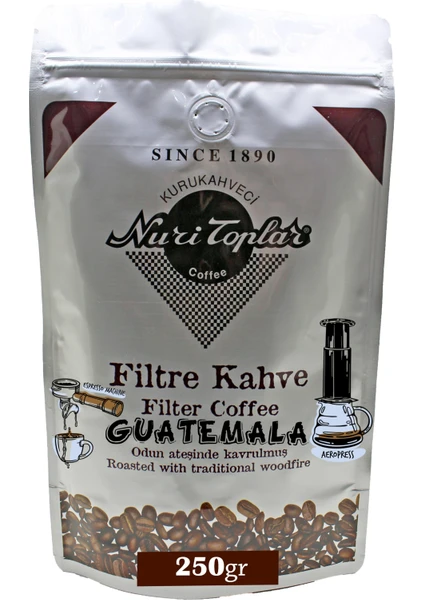 Nuri Toplar Filtre Kahvesi Guatemala Hb Ep Çekirdeği - Odun Ateşinde Kahve