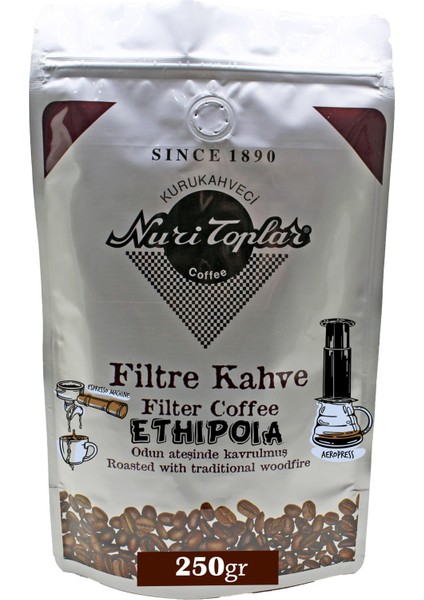 Filtre Kahvesi Ethiopia Sidamo Çekirdeği - Odun Ateşinde Kahve