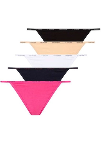 67000 Kadın 5'li Slip-Siyah-Ten-Beyaz-Fuşya-Lacivertvert 42 - Siyah-Ten-Beyaz-Fuşya-Lacivertvert