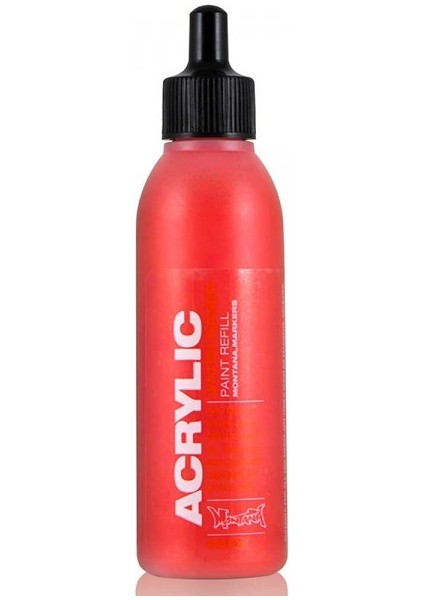 : Akrilik Markör Için Yedek Mürekkep : 25 ml : Shock Red S3000