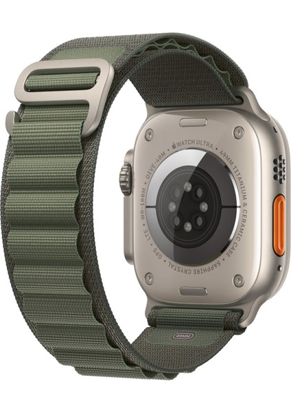 Apple Watch Ultra Kordon Alpine Loop Yeşil