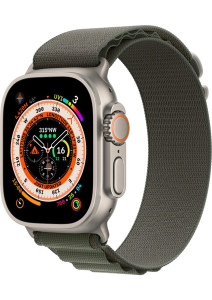 Apple Watch Ultra Kordon Alpine Loop Yeşil