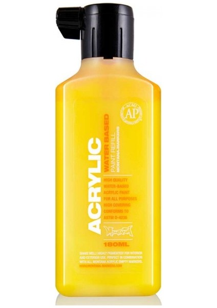 : Akrilik Markör Için Yedek Mürekkep : 180 ml : Shock Yellow