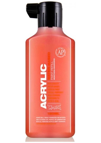 : Akrilik Markör Için Yedek Mürekkep : 180 ml : Shock Red