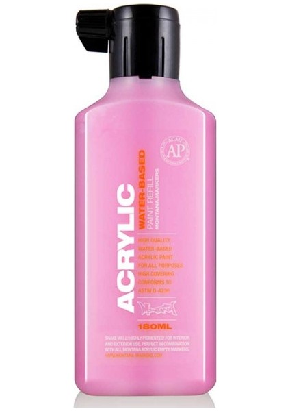 : Akrilik Markör Için Yedek Mürekkep : 180 ml : Shock Pink