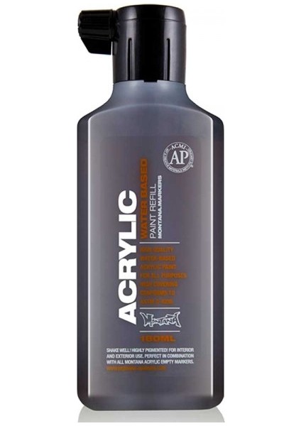 : Akrilik Markör Için Yedek Mürekkep : 180 ml : Shock Brown Dark