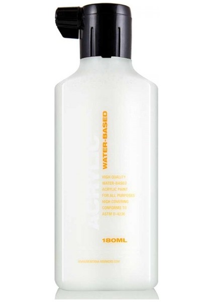 : Akrilik Markör Için Yedek Mürekkep : 180 ml : Shock White Pure