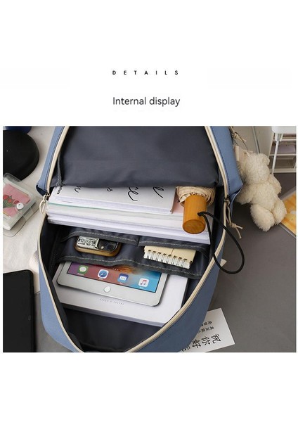 Laıe Oda Sevimli Ayı Büyük Kapasiteli Öğrenci Çantası Seti 5 Parça Set (Yurt Dışından) indirimleri