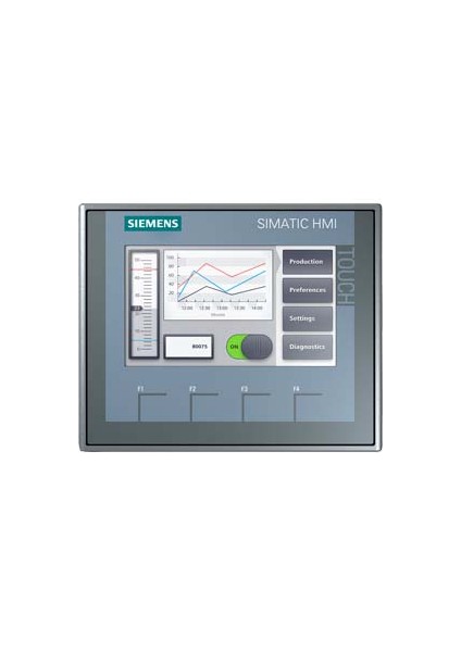 6AV2123-2DB03-0AX0 Sımatıc Hmı, KTP400 Basic, Basic Panel, Key/touch Operation, 4"