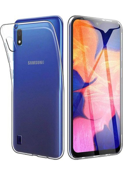 Samsung A10 Uyumlu Şeffaf Silikon Kılıf
