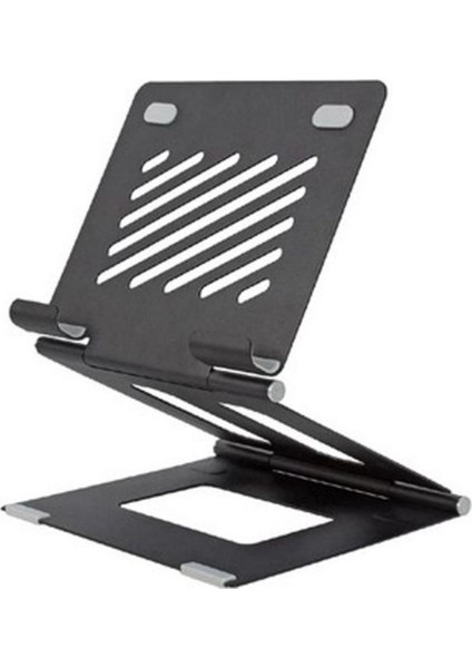 Buffer®  Ayarlanabilir Metal Dizüstü Destek Tabanı Katlanabilir Taşınabilir Laptop Sehpası Yükseltici Stand