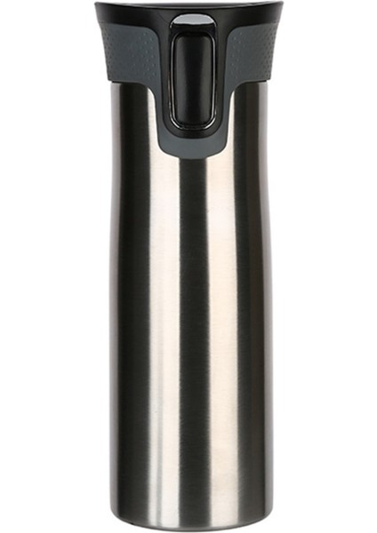 550ML Paslanmaz Çelik Taşınabilir Termos Tek Tıkla Iş Klasik Araba Şişesi (Yurt Dışından)
